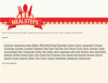 Tablet Screenshot of mealsteps.com